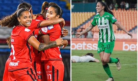 América y Nacional - Liga Betplay Femenina 2024