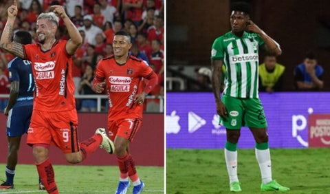 América y Nacional en la tabla de posiciones de la Liga Betplay, fecha 15