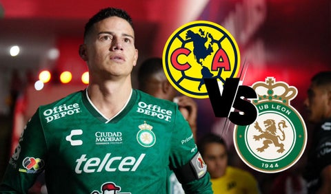 América vs León, James Rodríguez