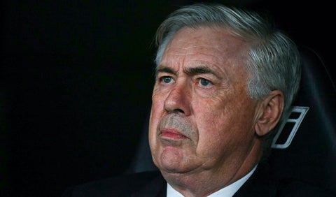 Carlo Ancelotti con el Real Madrid
