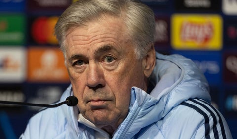 Carlo Anceotti con el Real Madrid