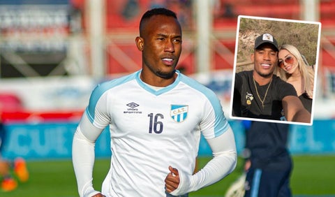 Andrés Balanta y su novia