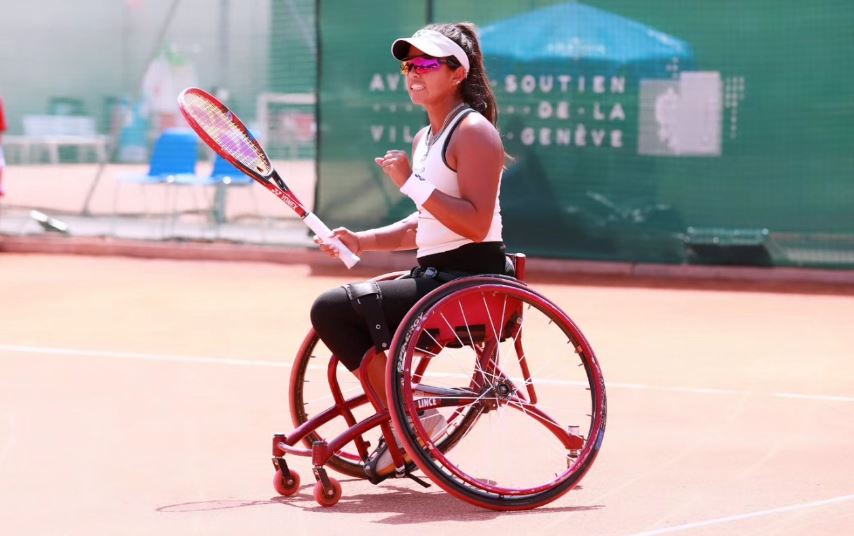 Angélica Bernal, deportista paralímpica de tenis
