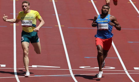 Anthony Zambrano en los Juegos Olímpicos de Tokio