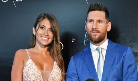 Antonela Roccuzzo y Lionel Messi