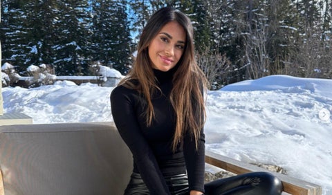 Antonella Rocuzzo en los Alpes franceses
