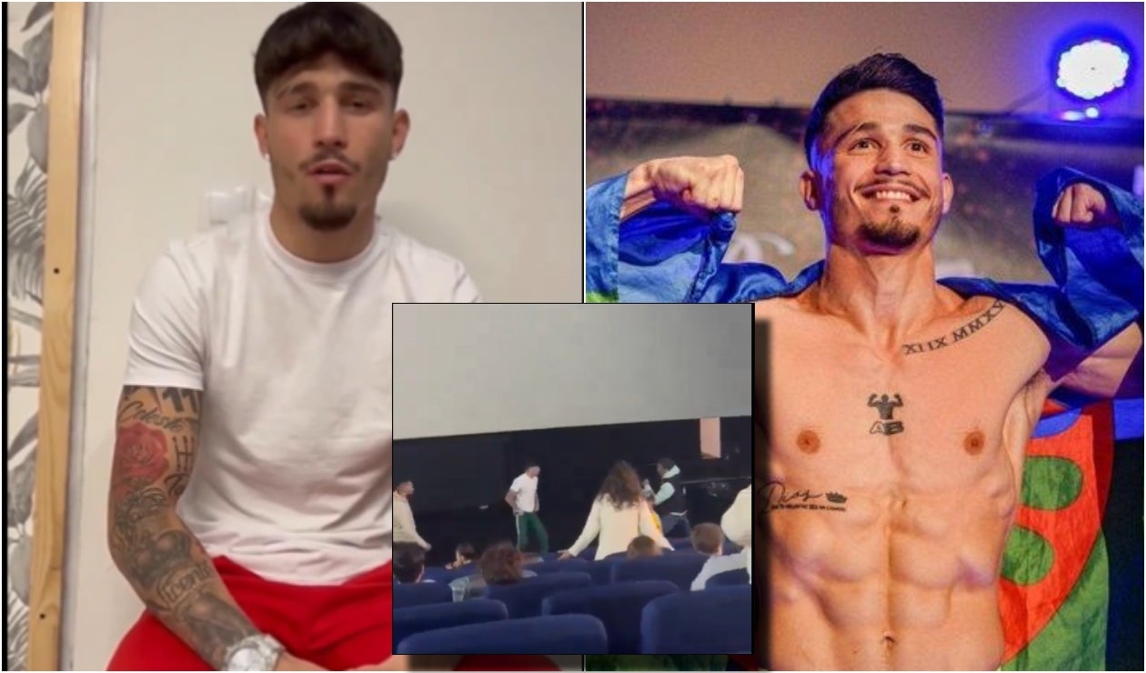 Boxeador golpeó a hombre que insultó a una mujer en el cine
