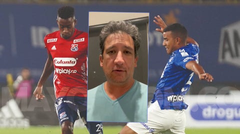 Antonio Casale luego del partido Millonarios vs Medellín