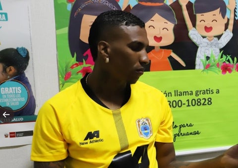 Johan Arango, futbolista colombiano del Binacional de Perú.