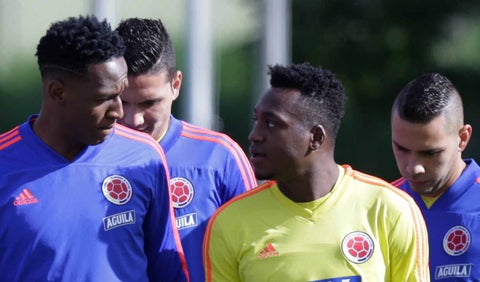 Yerry Mina e Iván Arboleda
