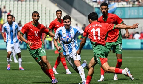 Argentina se estrenó en París 2024 con polémico empate ante Marruecos