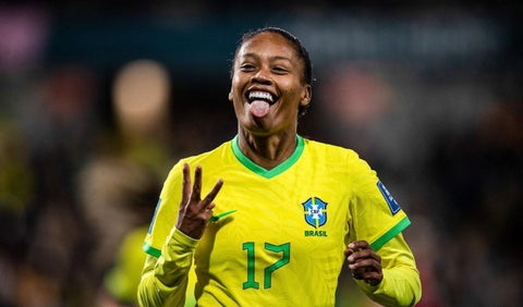 Ary Borges, jugadora de la selección de Brasil en el Mundial Femenino 2023