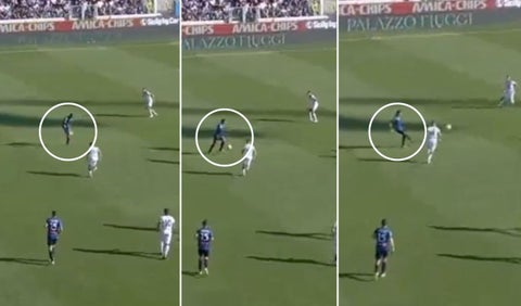 Asistencia de Luis Fernando Muriel en Atalanta