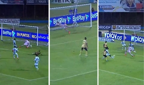 tajadas de Kevin Mier en el Águilas vs Nacional - Fecha 4 de los cuadrangulares Liga Betplay