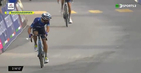 ataque Einer RUbio, etapa 13 Giro