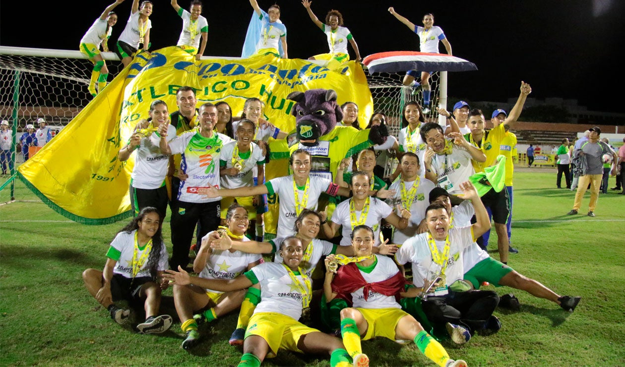 Atlético Huila, actual campeón de la Liga Femenina Águila