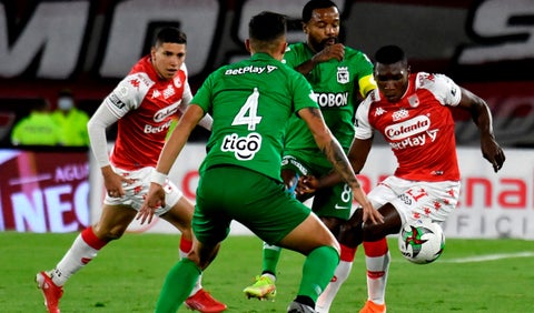 Atlético Nacional hoy, Copa Betplay hoy, Independiente Santa Fe