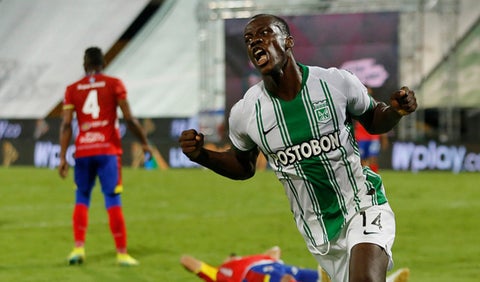 Baldomero Perlaza, Atlético Nacional