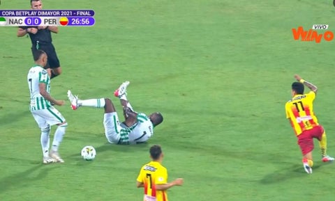 Baldomero Perlaza, Atlético Nacional vs Deportivo Pereira