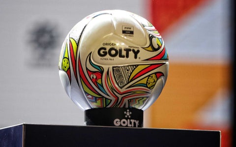 Balón Golty oficial del fútbol colombiano