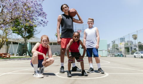 Baloncesto en niños