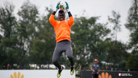 Geovanni Banguera, arquero de Santa Fe