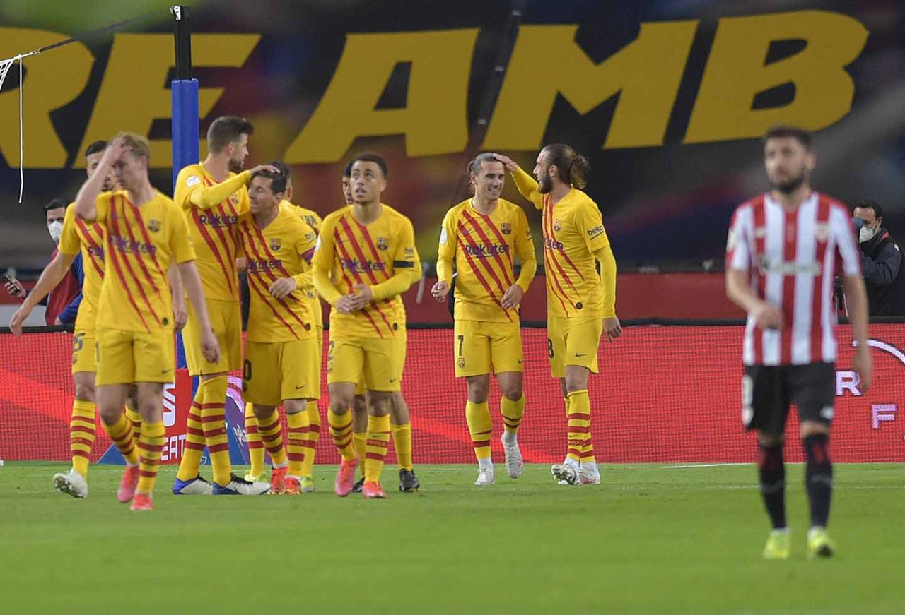 Barcelona goleó a Athletic de Bilbao y es campeón de la Copa del Rey