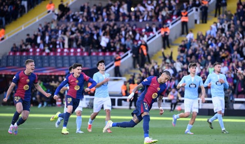Barcelona sacó la casta y firmó una remontada épica ante Celta de Vigo
