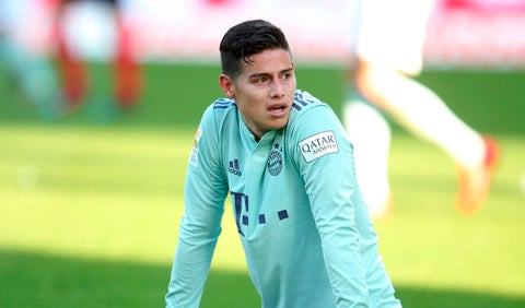 James Rodríguez, a la espera de conocer su futuro en el Bayern