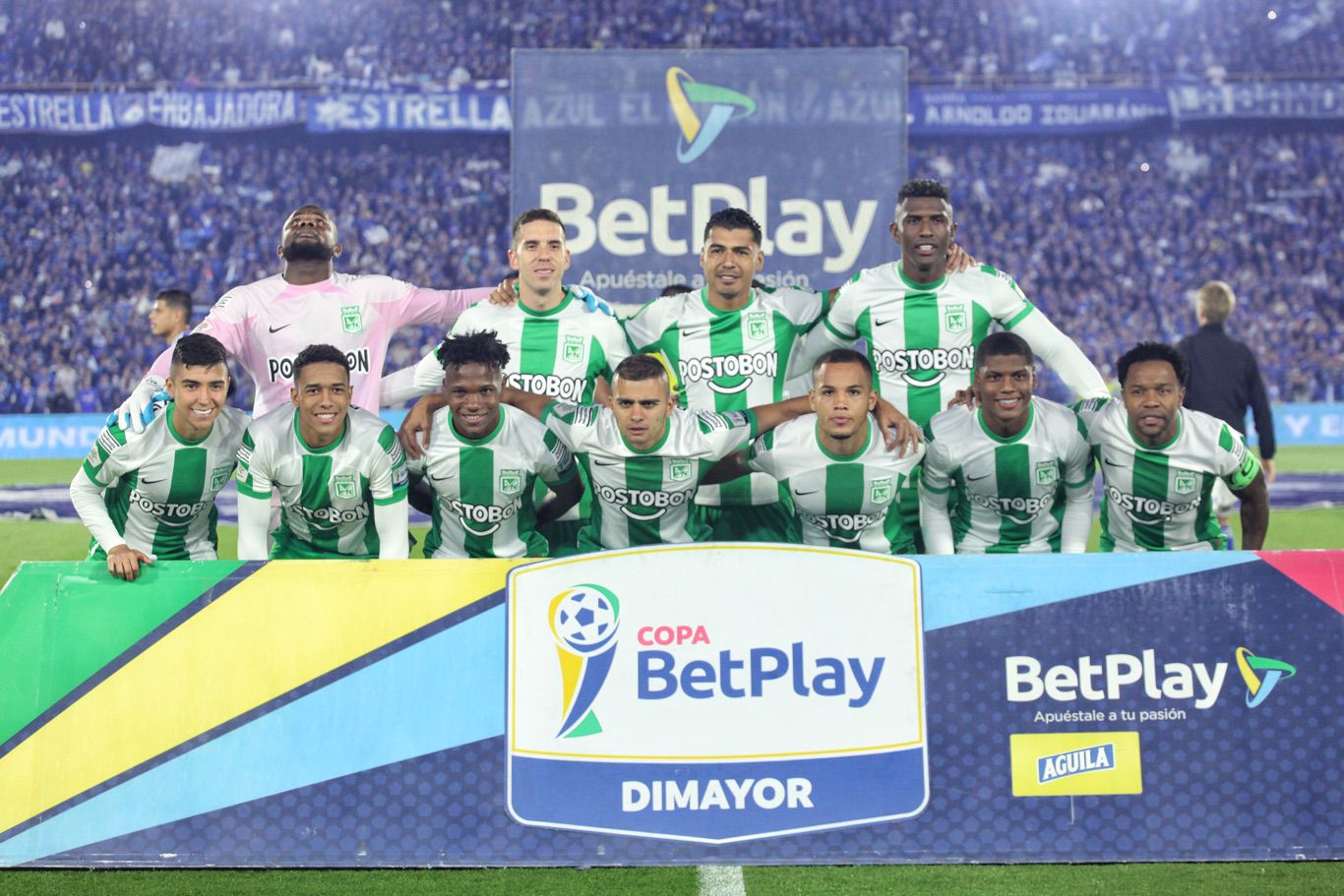 Millonarios enfrenta a Nacional en juego válido por la final - Ida de la Copa BetPlay en el estadio Nemesio Camacho El Campin.