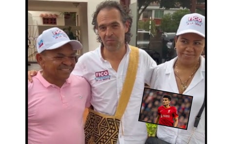 Familia de Luis Díaz anuncia apoyo a Fico Gutiérrez