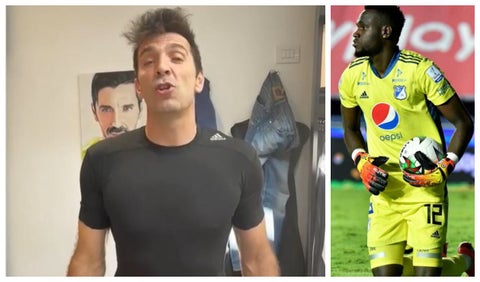 Gianluigi Buffon y Juanito Moreno