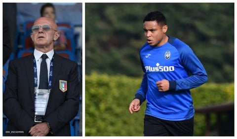 Arrigo Sacchi y Luis Fernando Muriel