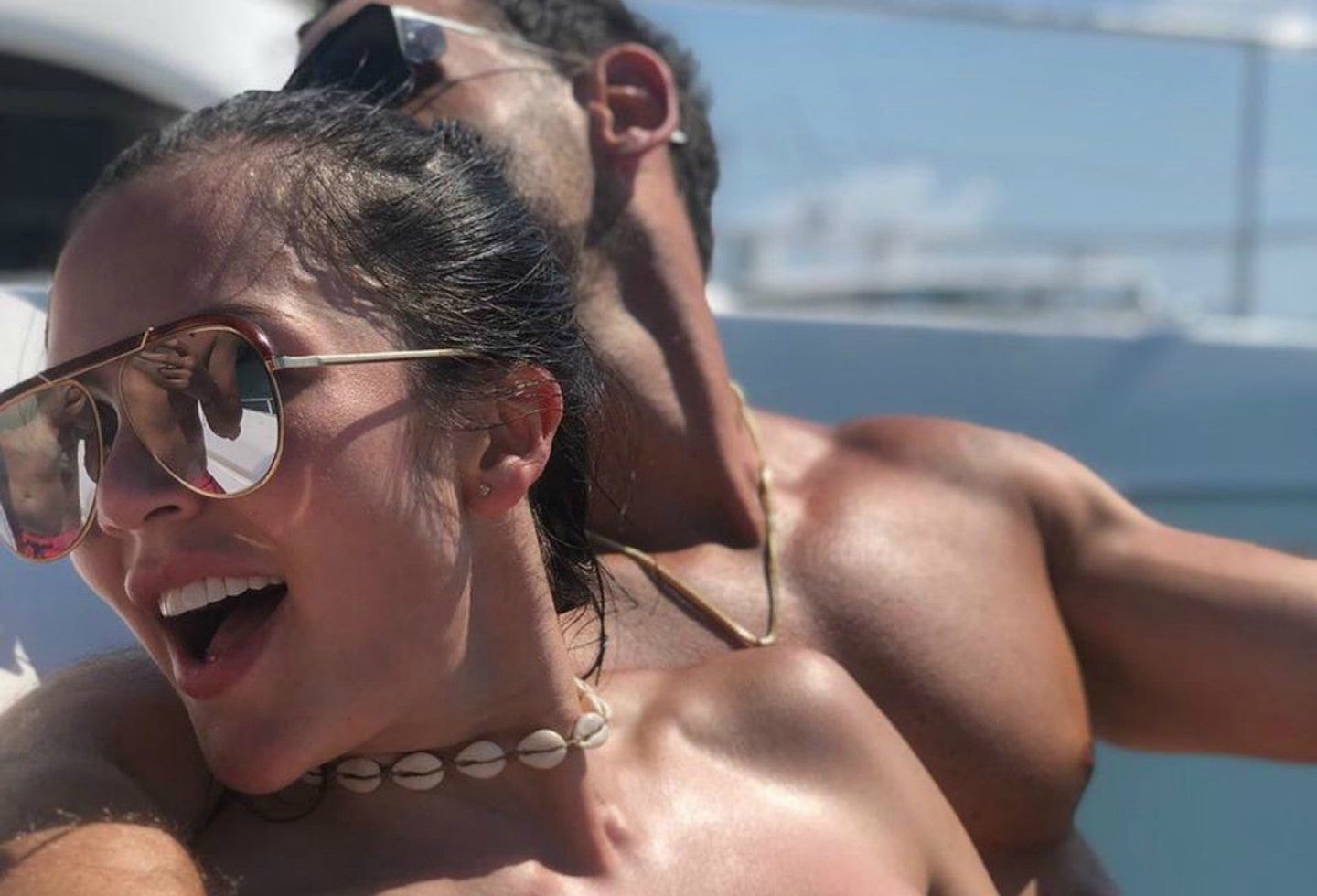 Daniela Ospina y su hija Salomé 