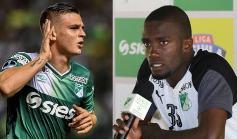 Nicolás Benedetti y Kevin Balanta
