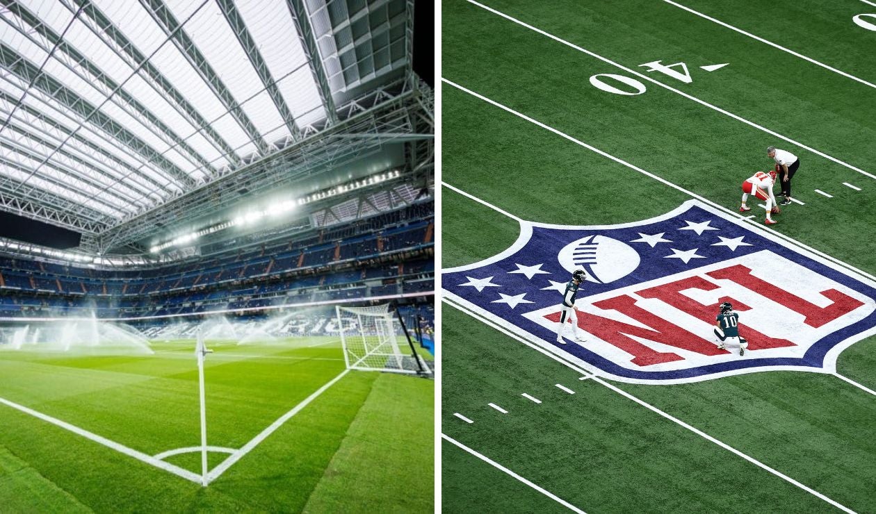 Partido de la NFL en el Santiago Bernabéu