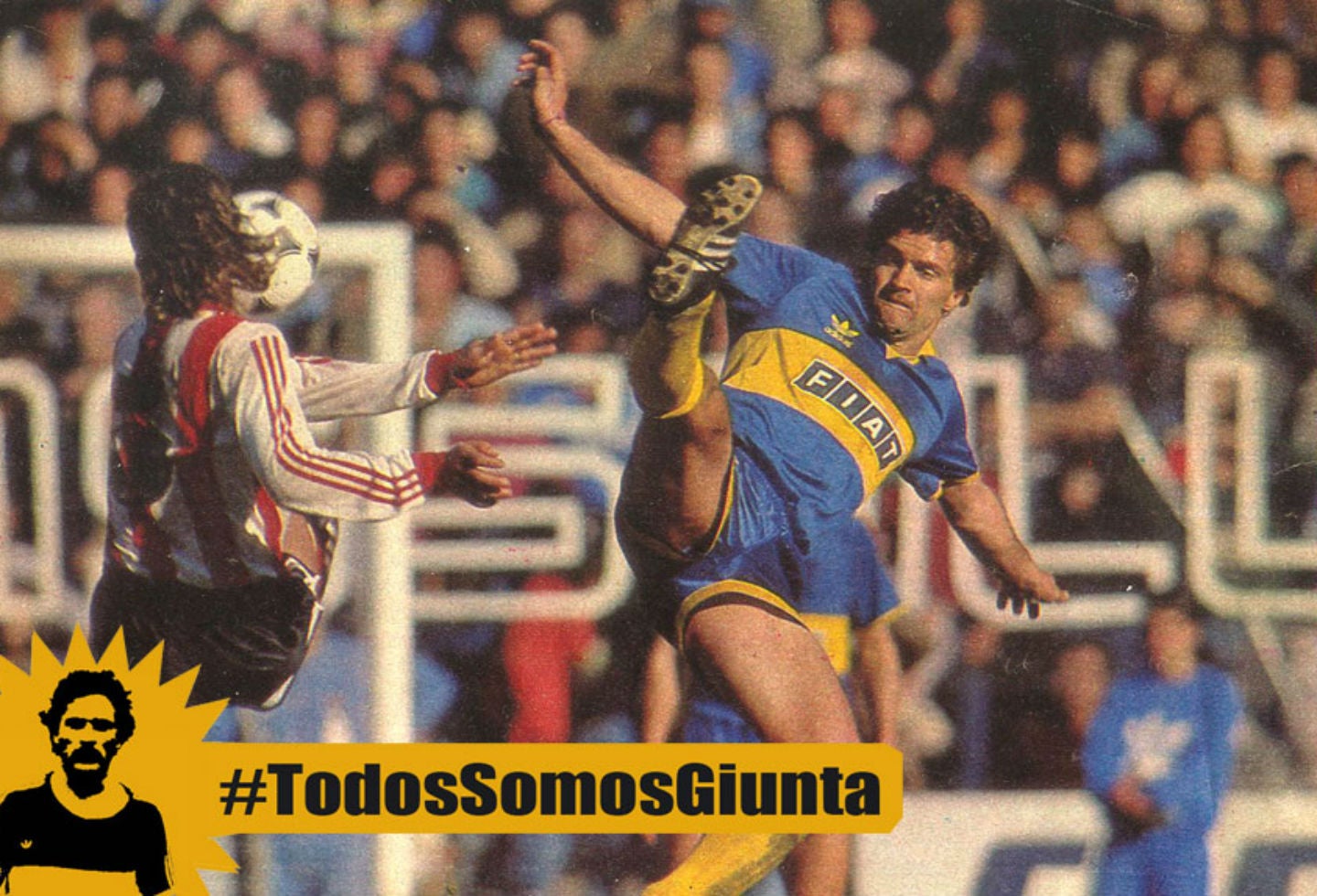 9. Blas Armando Giunta. Fue un ídolo de La 12, principal barra de Boca Juniors. Su juego, lucha y entrega es parte del ADN boquense. 