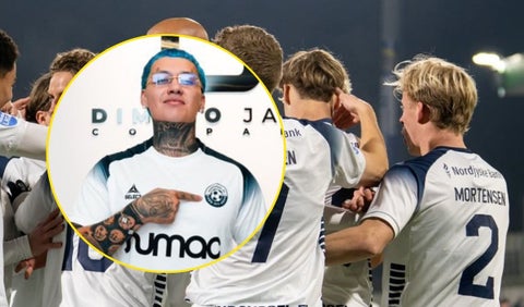 Blessd y su equipo Vendsyssel FF