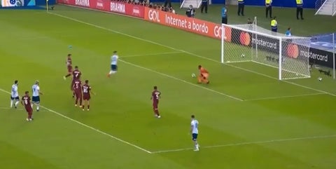 Blooper de Wuilker Faríñez en la Copa América