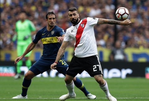 Los primeros minutos del encuentro fueron controlados por River.