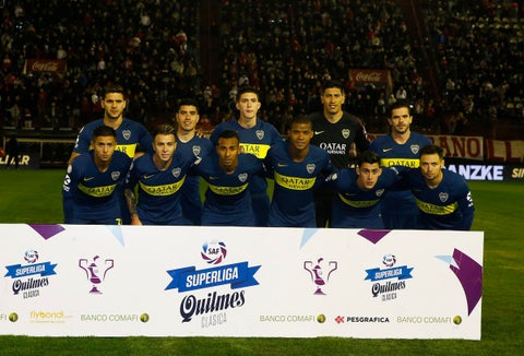 Formación de Boca Juniors