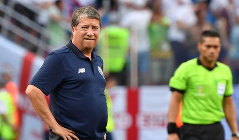 Hernán Darío Gómez sufrió con Panamá ante Inglaterra