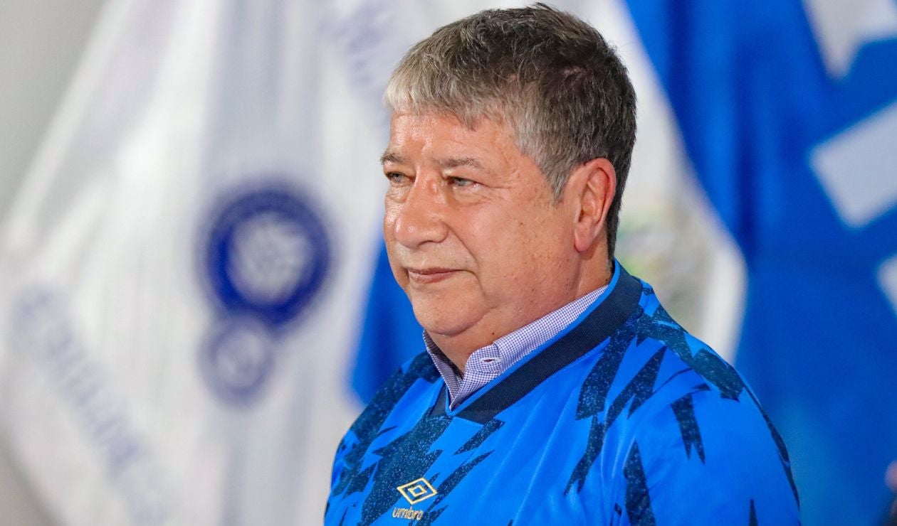 'Bolillo' Gómez con la selección de El Salvador