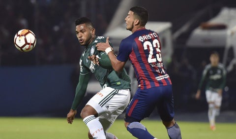 Miguel Borja, delantero de Palmeiras
