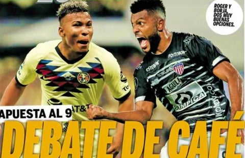 Roger Martínez y Miguel Borja - diario Olé