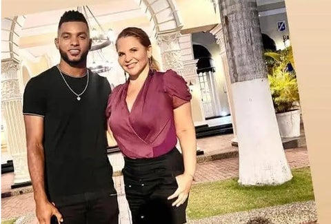 Miguel Borja y Diva Jessurum