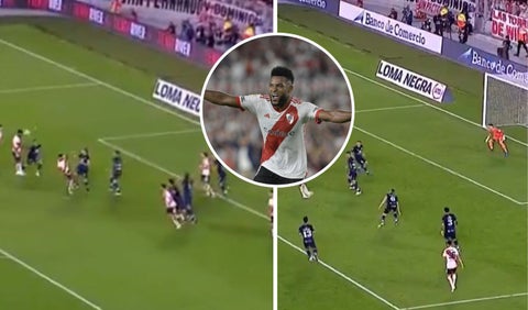 Video: Borja sigue de racha en River: doblete ante Rivadavia en Liga