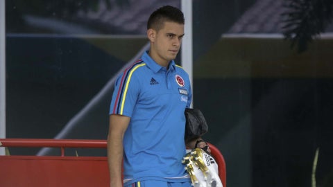 Santos Borré, delantero colombiano