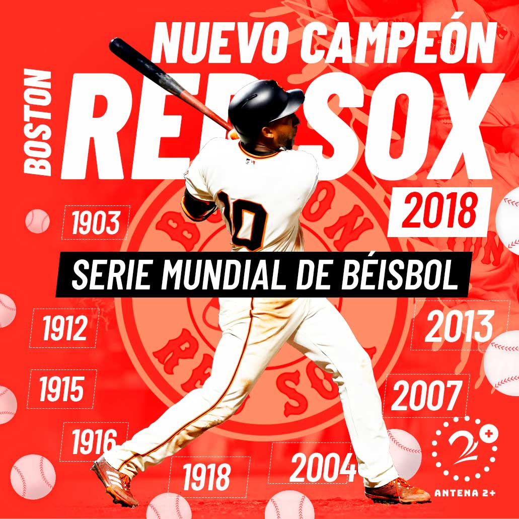 Los Medias Rojas de Boston, campeones por novena vez de la Serie Mundial