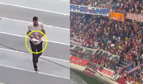 Botellazos a Juan Cruz Real, Junior